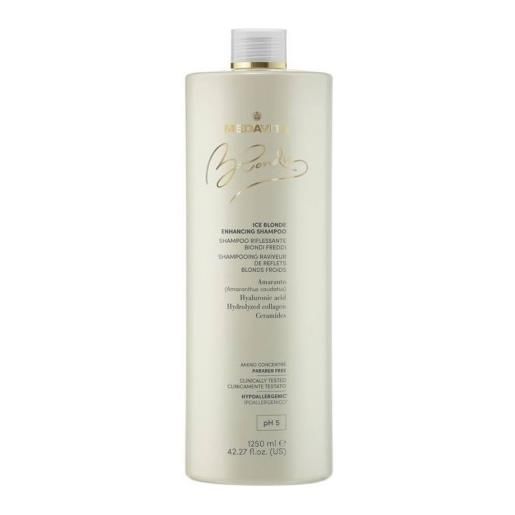 Medavita blondie ice blonde enhancing shampoo 1250 ml