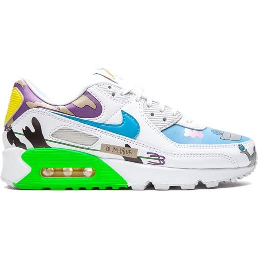 Nike "sneakers flyleather air max 90 qs ""ruohan wang""" - bianco
