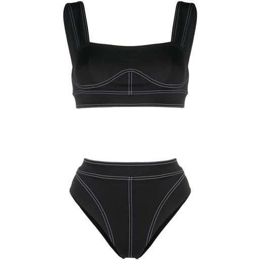 Noire Swimwear bikini due pezzi - nero