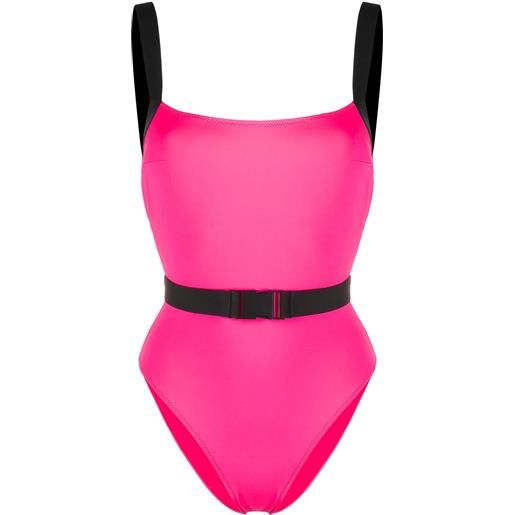 Noire Swimwear costume intero miami con cintura - rosa