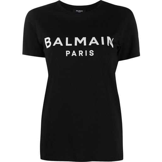 Balmain t-shirt con stampa - nero