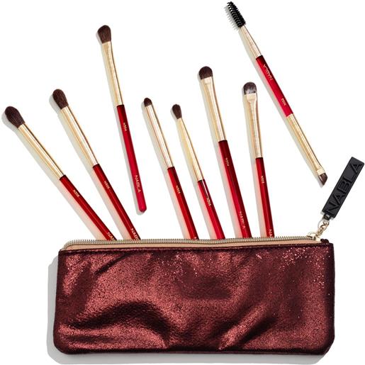 Nabla ruby complete eye brush set pennello make-up, pennelli