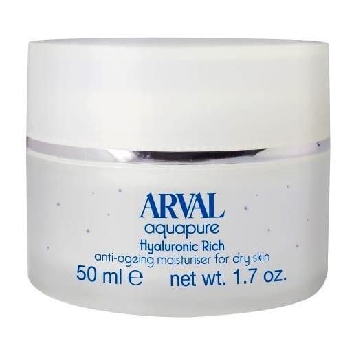 Arval aquapure hyaluronic rich - crema idratante anti-età pelli secche 50 ml