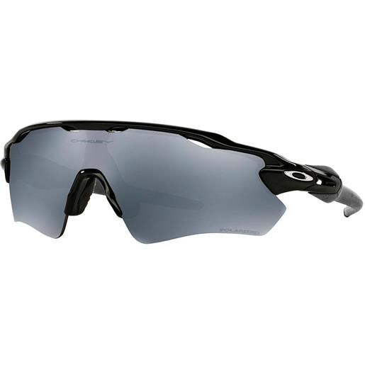 Oakley radar ev path prizm deep water polarized sunglasses nero, grigio prizm deep water polarized/cat3