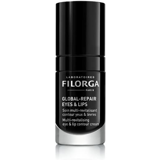 Filorga Cosmetici filorga global repair eye&lips trattamento rivitalizzante contorno occhi e labbra 15 ml