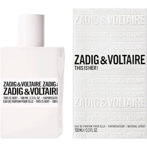 ZADIG&VOLTAIRE zadig & voltaire - this is her!- eau de parfum 100ml