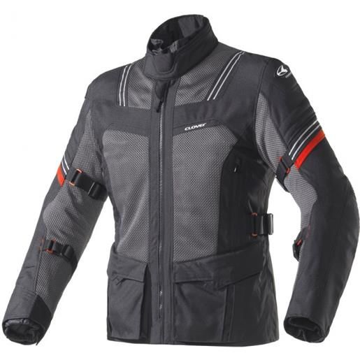 Clover giacca ventouring-3 wp airbag jacket nero | clover