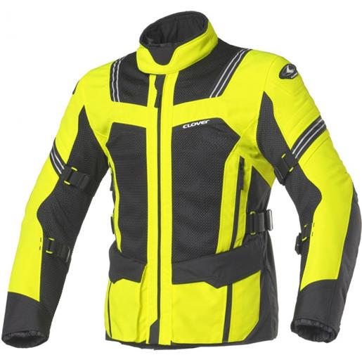 Clover giacca ventouring-3 lady wp jacket nero giallo | clover