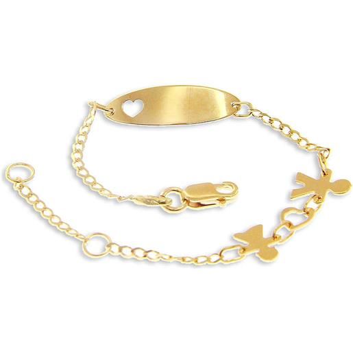 GioiaPura bracciale bambino con targa oro 18kt gioiello gioiapura oro 750 gp-s213412