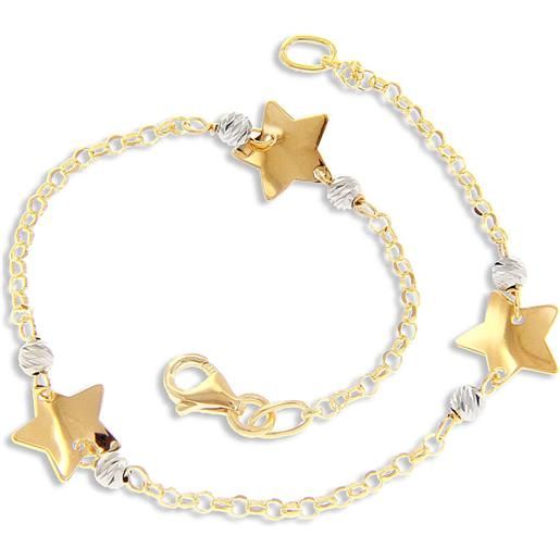 GioiaPura bracciale bambino con charms oro 18kt gioiello gioiapura oro 750 gp-s223118