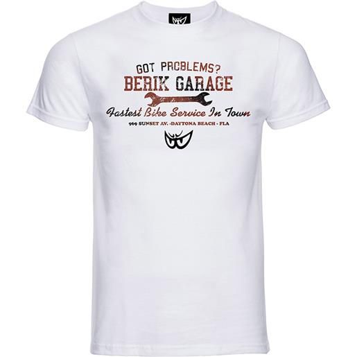 BERIK t shirt berik tee 2.0 garage bianco