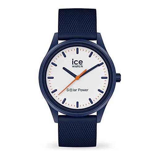 Ice-watch - ice solar power pacific mesh - orologio blu da uomocon cinturino in silicone - 018394 (medium)