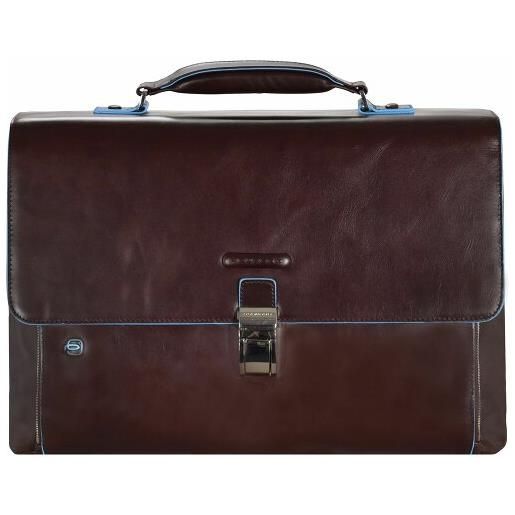 Piquadro blue square briefcase ii pelle 40 cm scomparto per laptop marrone