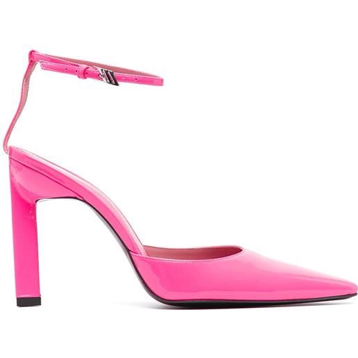 The Attico pumps con cinturino alla caviglia amber - rosa