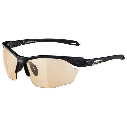 Alpina twist five hr vl+ photochromic sunglasses nero varioflex orange/cat1-3 fogstop