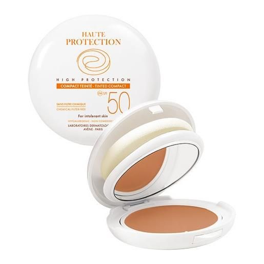 Avene Sole avene linea solare pelli intolleranti spf50 fondotinta compatto dorato 10 g
