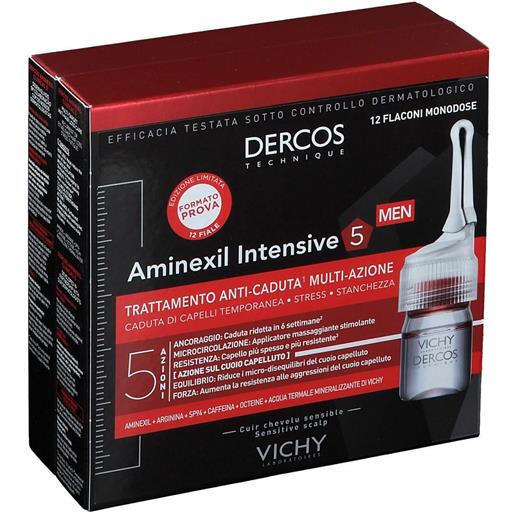 Vichy dercos aminexil trattamento anticaduta uomo 12 fiale 12 x 6 ml