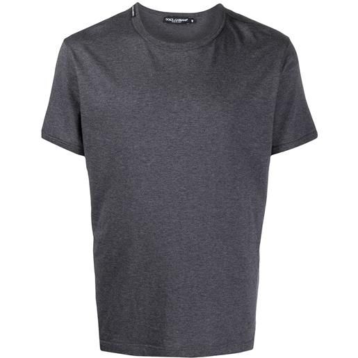 Dolce & Gabbana t-shirt con applicazione - grigio