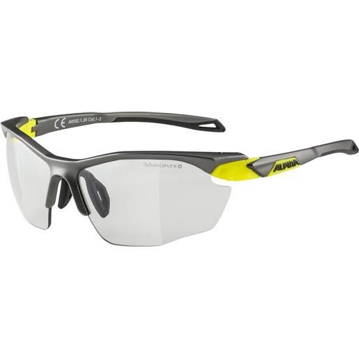 Alpina twist five hr vl+ photochromic sunglasses nero varioflex black fogstop/cat1-3