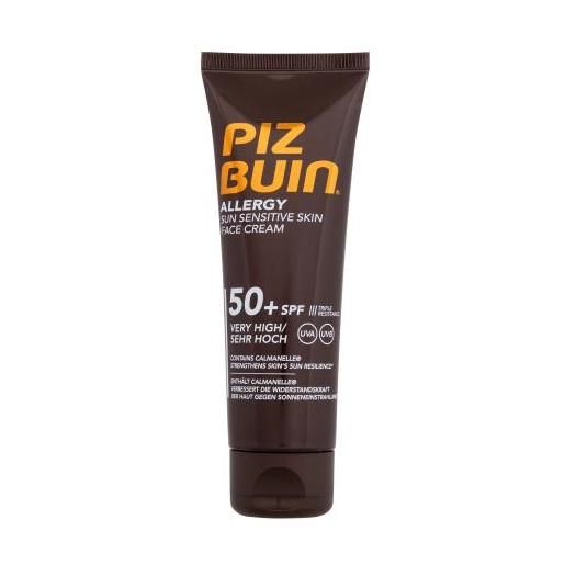PIZ BUIN allergy sun sensitive skin face cream spf50+ crema solare viso per pelli delicate 50 ml unisex