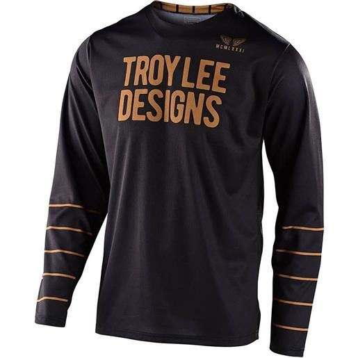 TROY_LEE_DESIGNS maglia troy lee designs gp pinstripe nero oro