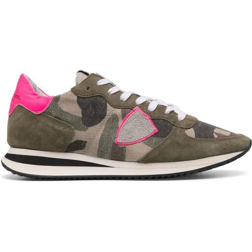 Philippe Model Paris sneakers trpx con stampa camouflage - verde