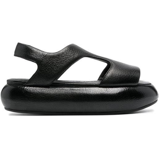 Marsèll sandali con punta aperta - nero