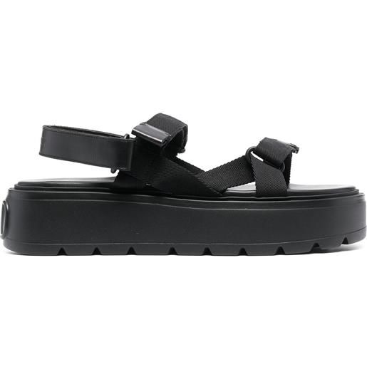 Valentino Garavani sandali con suola piatta uniqueform flatform sandals - nero