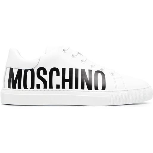 Moschino sneakers con stampa - bianco