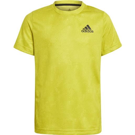 ADIDAS boys oz tee t-shirt tennis ragazzo