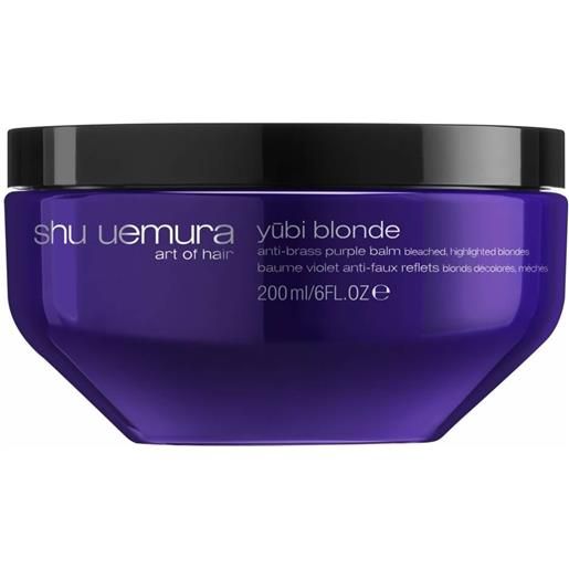 SHU UEMURA anti-brass purple balm 200ml maschera protezione colore capelli