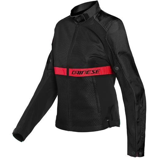 DAINESE giacca donna dainese ribelle air nero rosso lava