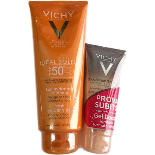 Vichy Sole blister vichy linea ideal soleil spf50+ gel-latte bagnato/asciutto +doccia spa gel crema