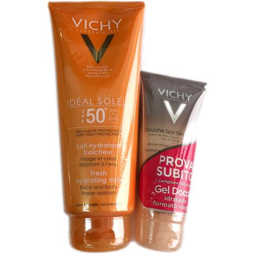 Vichy Sole blister vichy linea ideal soleil spf50+ latte solare famiglia + doccia spa gel crema