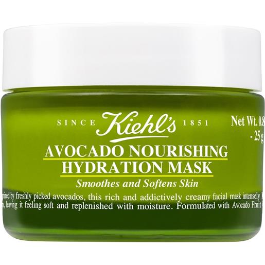 KIEHL'S avocado nourishing hydration mask 25gr maschera idratante viso