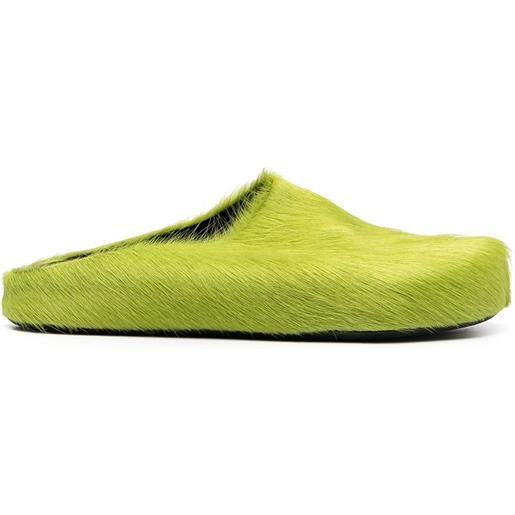 Marni slippers fussbet sabot - verde