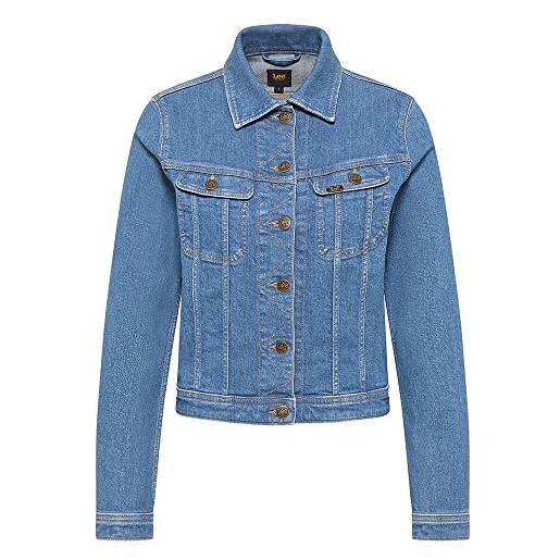 Lee giacca rider denim jacket, classic indaco, m donna