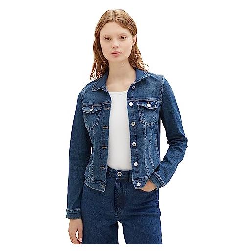 TOM TAILOR Denim donna giacca di jeans 1023962, 10142 - light stone blue denim, xl