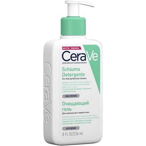 CeraVe schiuma detergente viso pelle grassa seboregolatrice 236 ml