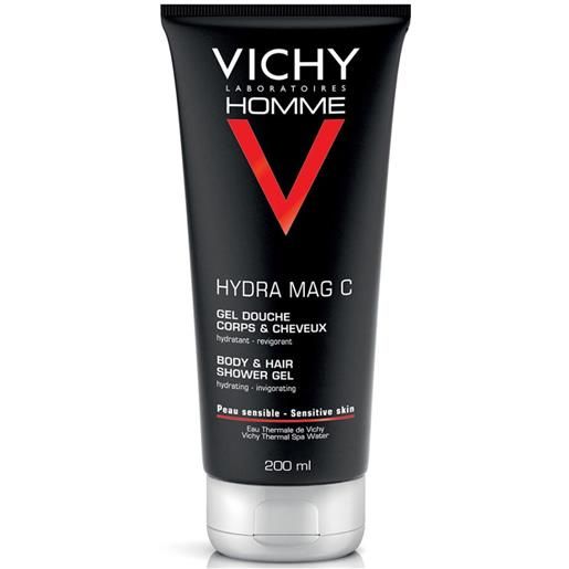 Vichy homme - hydra mag c gel doccia corpo e capelli, 200ml