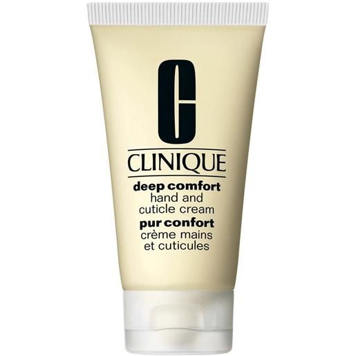 Clinique deep comfort hand and cuticle cream - crema idratante mani e cuticole 75