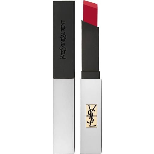 YVES SAINT LAURENT rouge pur couture the slim sheer matte rossetto mat n°105 - red uncovered