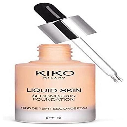 KIKO milano liquid skin second skin foundation 04 | fondotinta fluido effetto seconda pelle