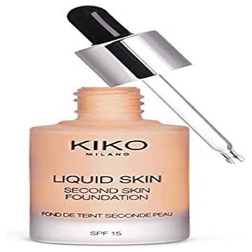 KIKO milano liquid skin second skin foundation 06 | fondotinta fluido effetto seconda pelle