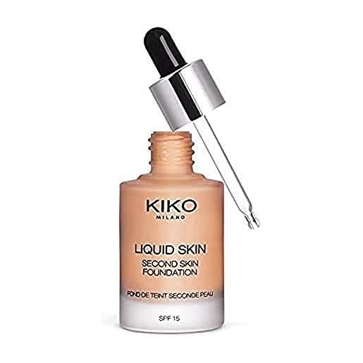 KIKO milano liquid skin second skin foundation 07 | fondotinta fluido effetto seconda pelle