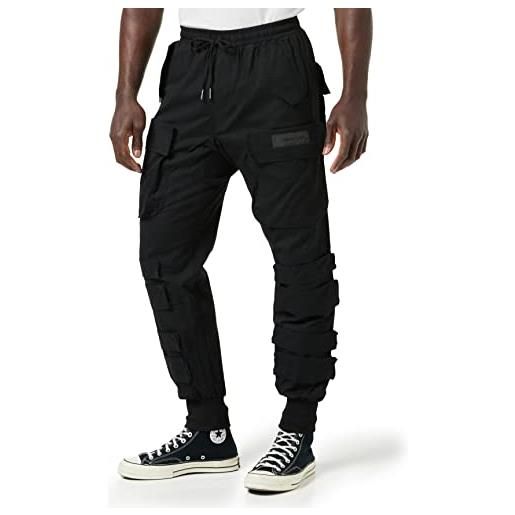 Sixth June cargo pants pantaloni casual, noir, medium uomo