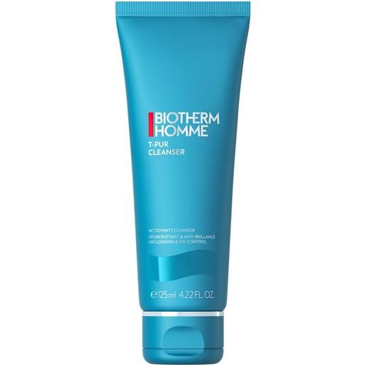 Biotherm t-pur anti oil & wet nettoyant 125ml gel detergente viso