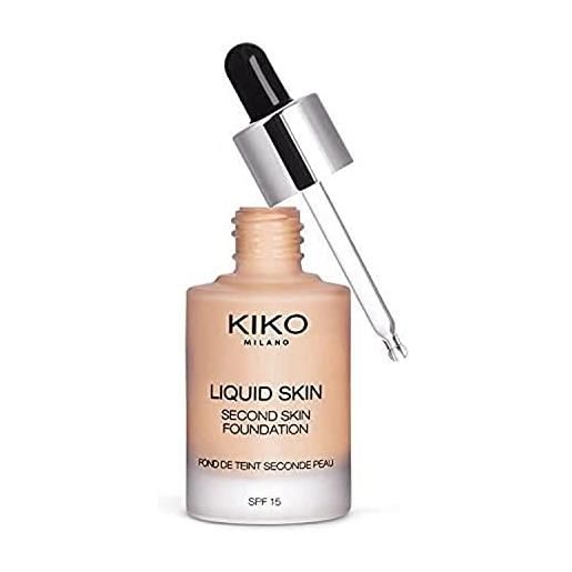 KIKO milano liquid skin second skin foundation 09 | fondotinta fluido effetto seconda pelle