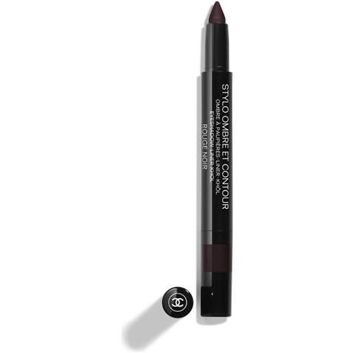 Chanel stylo ombre et contour ombretto - liner - khôl 08 - rouge noir