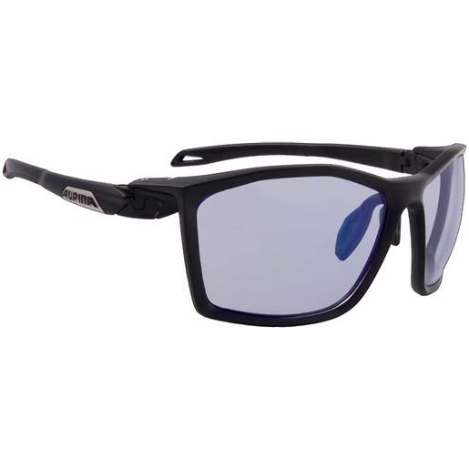 Alpina twist five vlm+ mirrored photochromic sunglasses nero varioflex blue mirror/cat1-3 fogstop hydrophobic